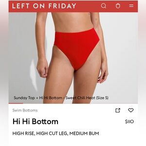 Left On Friday Red Hi Hi Bottom